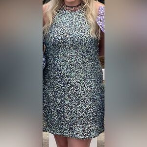 Sequin Mint Dress